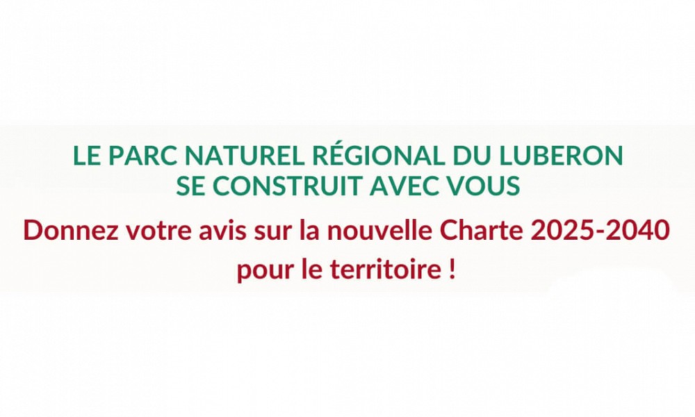 Enquête publique - Révision charte du Parc Naturel Régional du Luberon